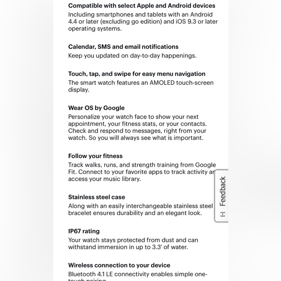 Micheal Kors Smartwatch Sofie MKT5020 Preowned - Picture 9 of 11